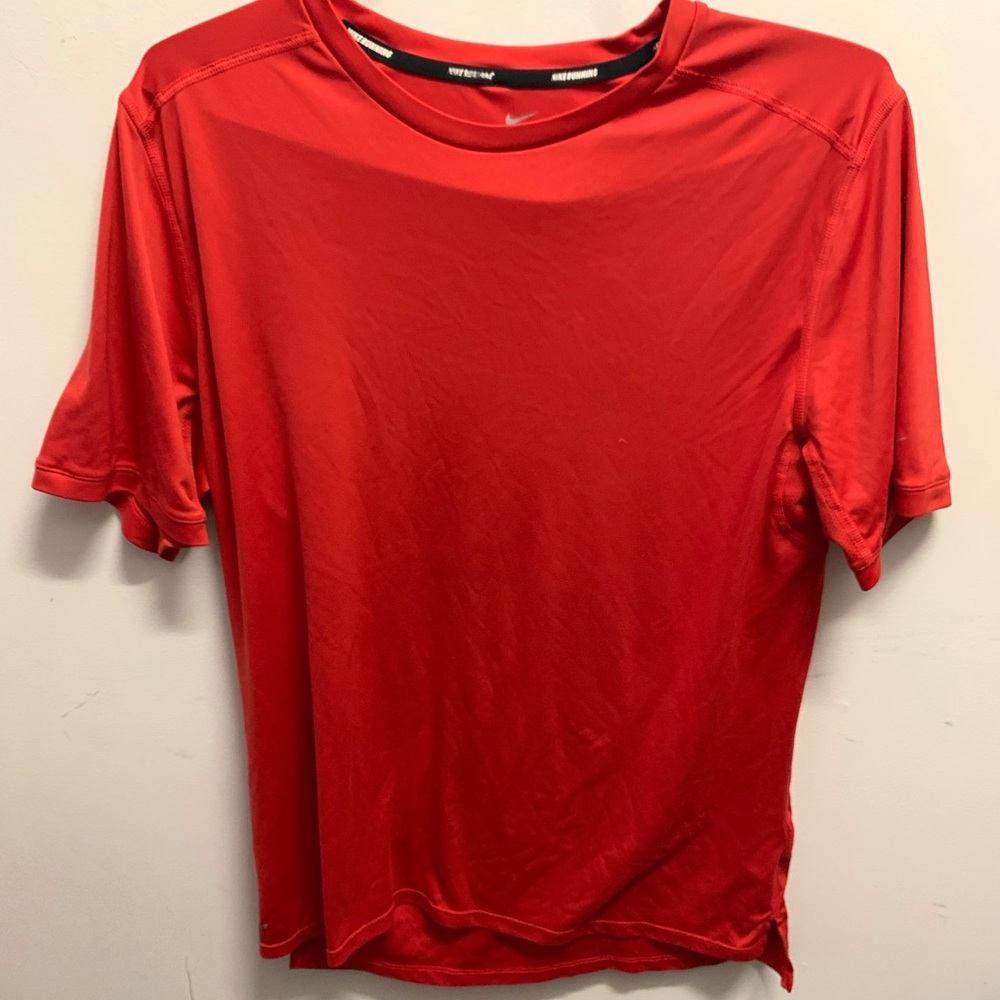 Red Nike drifit tshirt mens